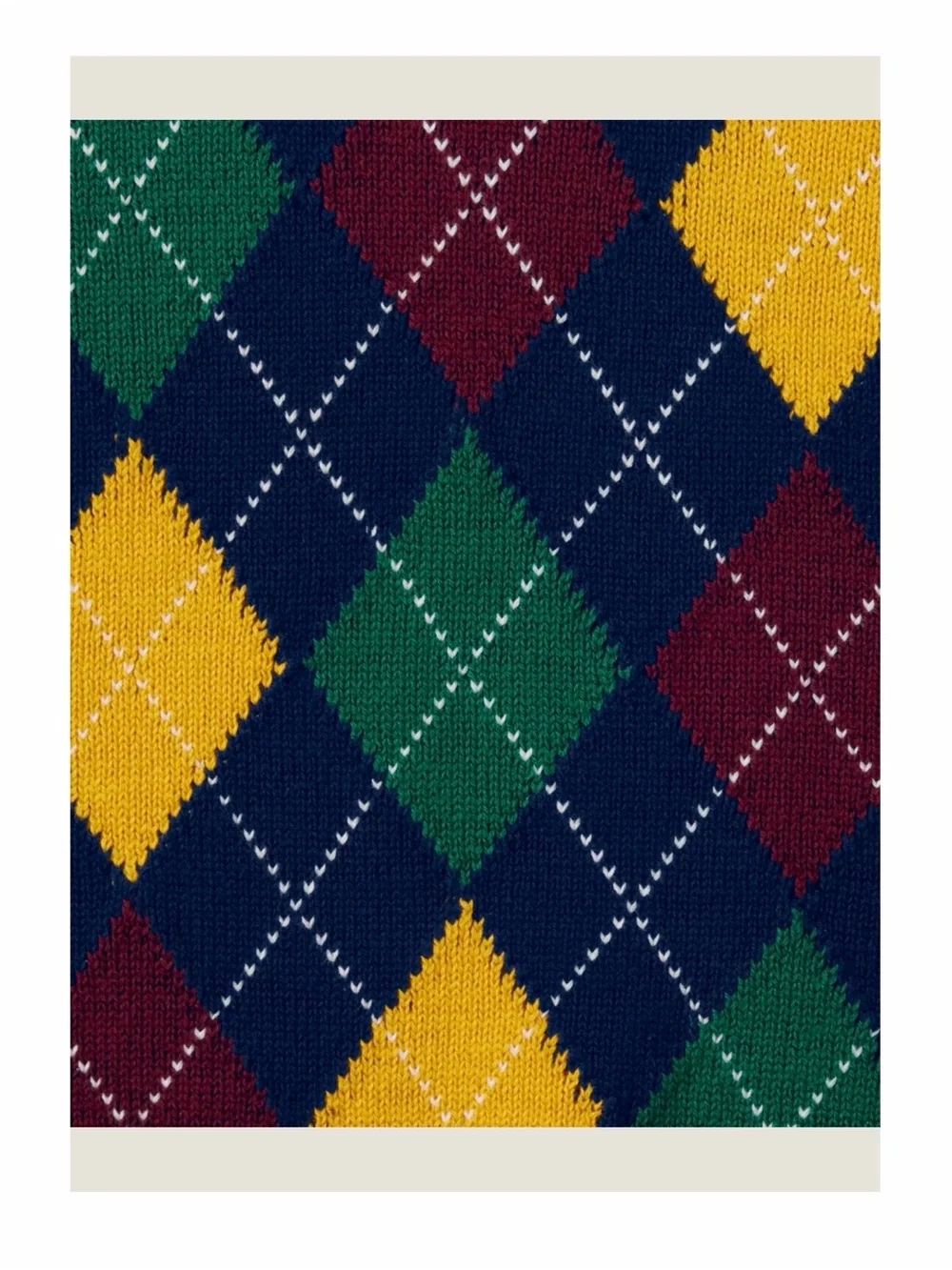 Gymboree Boys Intarsia Argyle Sweater Size 12 Navy 100% Cotton NWT